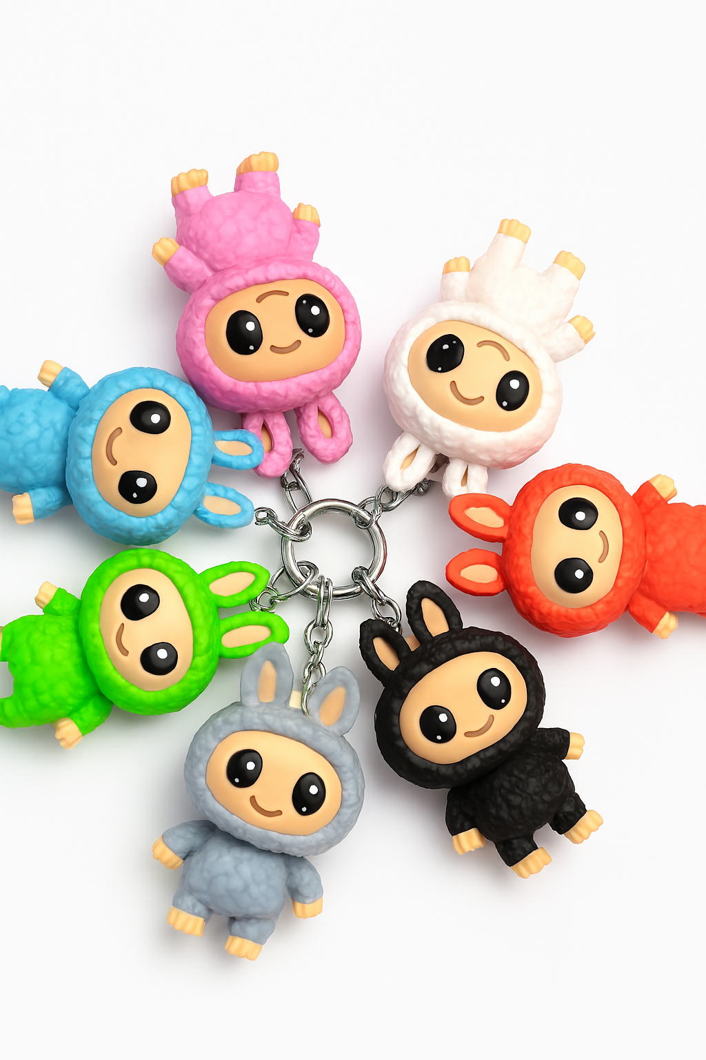 1000 Adet Karışık Labubu Toptan Anahtarlık 