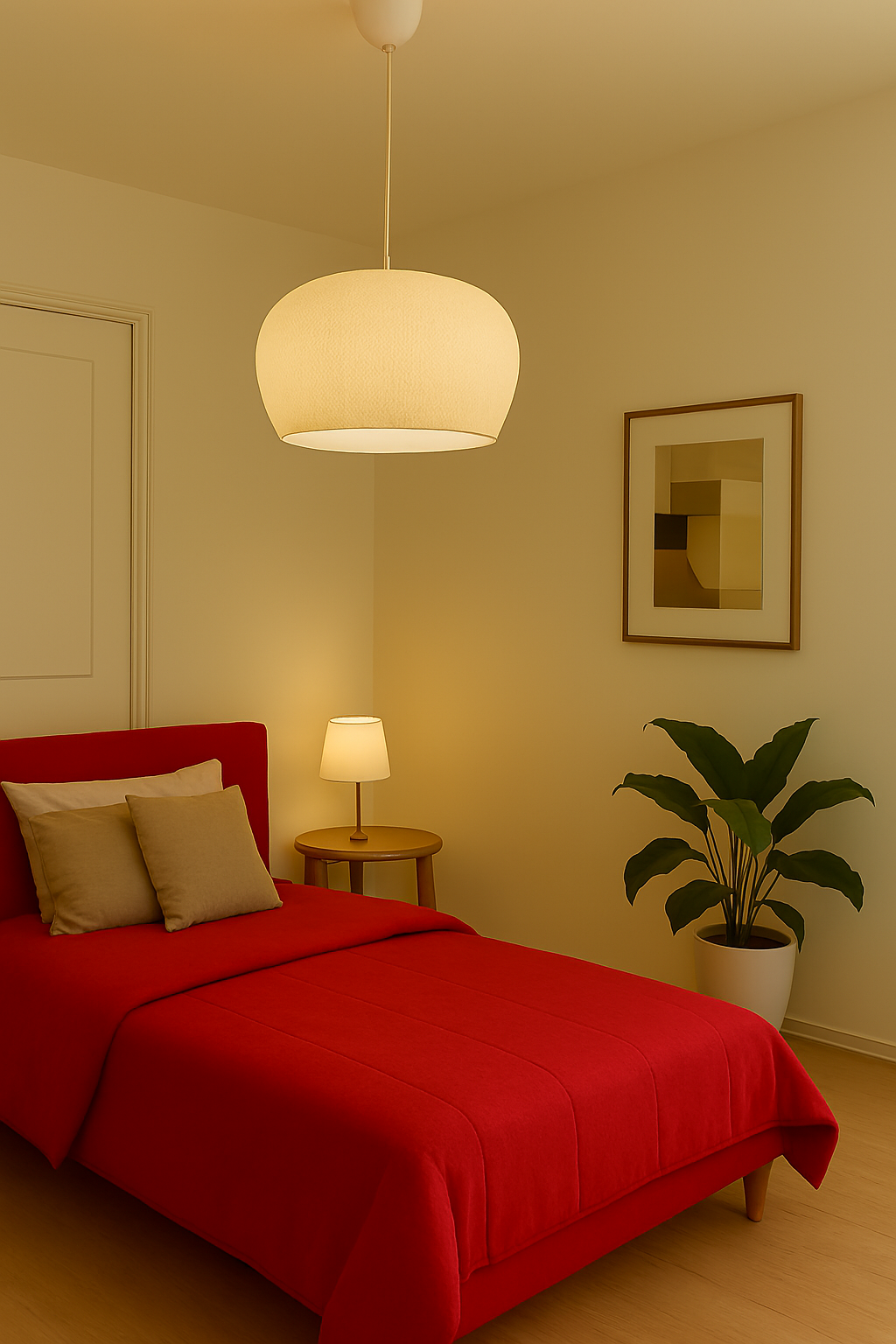 Beyaz Modern Dokulu, Pinterest Tarzı Özel Tasarım Tekli Sarkıt Avize (Bioplastik) E27