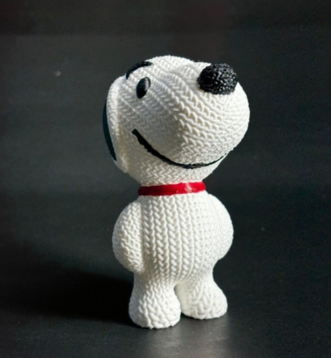 1000 Adet - Örgü Görünümlü Snoopy Anahtarlık